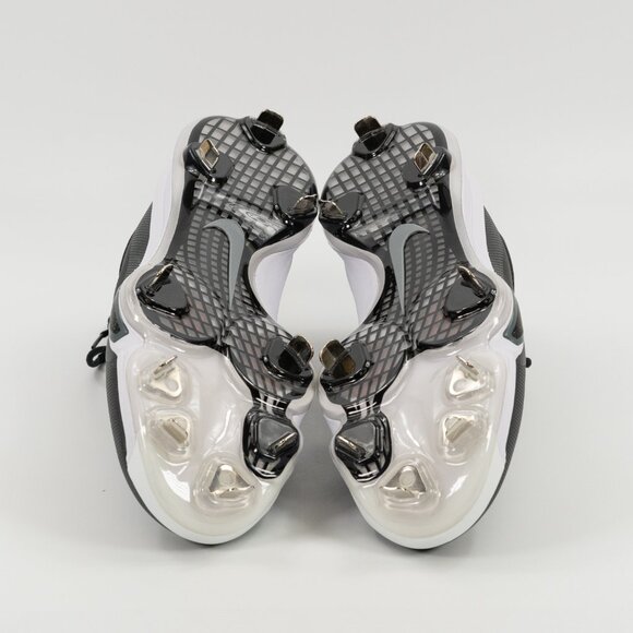 Nike Force Zoom Trout 9 Pro 'Black White' FB2907-001 Baseball Cleats - Picture 8 of 8